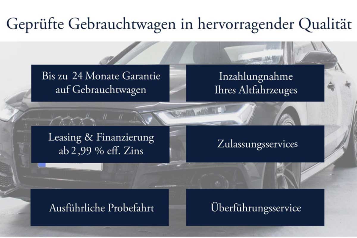 Reinhardt Automobile GmbH Leistungsversprechen